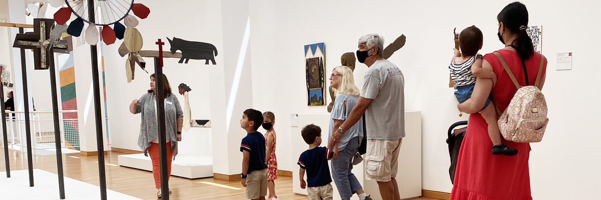 Family-focused tour in the galleries