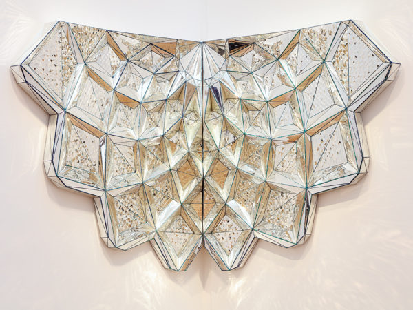 Untitled (Muqarnas) by Monir Shahroudy Farmanfarmaian, a work made from pieces of mirror and glass.
